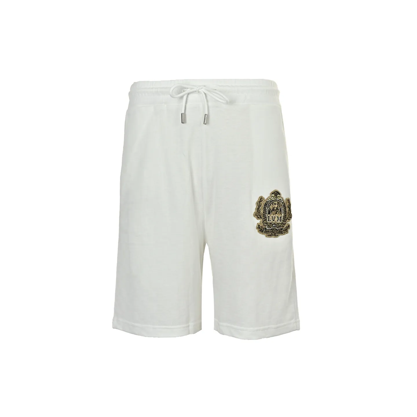 Louis Vuitton/Louis Vuitton embroidered badge checkerboard shorts